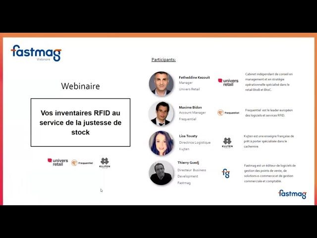 Webinar " Vos inventaires RFID au service de la justesse de stock"